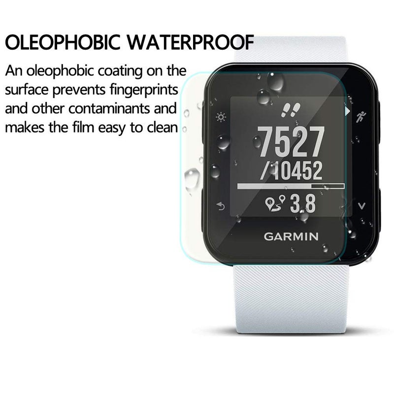 CKANDAY حماية شاشة CKANDAY متوافقة مع Garmin Forerunner 35، 4 عبوات من أفلام الزجاج المقسى الواقية ضد الخدوش، عالية الدقة، تغطية كاملة لساعات الذكية - Image 5